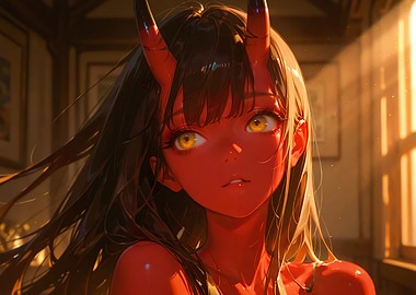 Golden Hour Oni Portrait