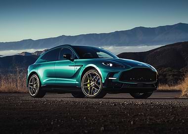 Aston Martin DBX SUV in Green