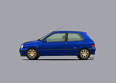 Renault Clio Williams Side Profile