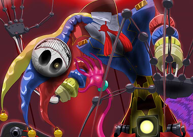 Creepy Jester Character