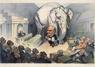 President McKinley and the Philippines Elephant