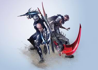 Ninja gaiden and Warrior with Weapons