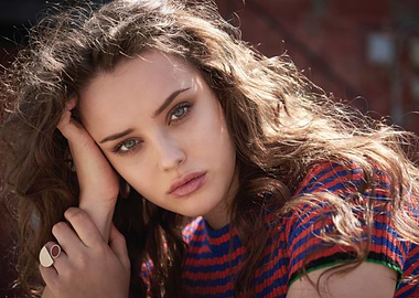 Katherine Langford with Curly Hair