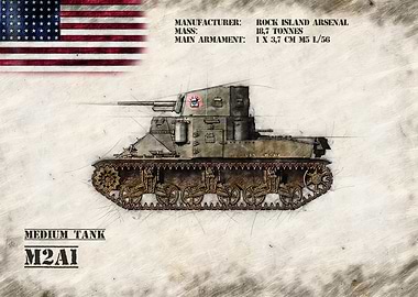 M2A1 Medium Tank