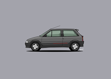 Citroen AX GTi Side Profile