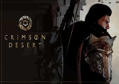 Crimson Desert Landscape Game Art