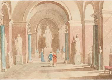 Classical Art Gallery Interior