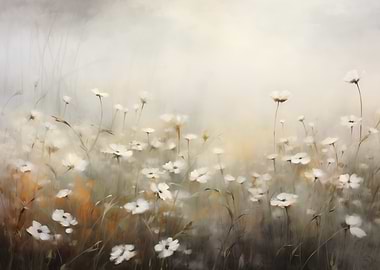 Field of White Flowers