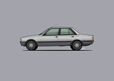 Peugeot 505 Turbo side profile