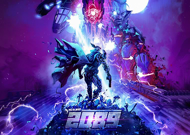 Pistol Whip 2089 Cyberpunk Art