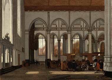 Interior of a Dutch Church