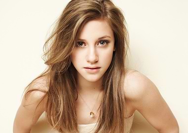 Young Lili Reinhart with Tousled Hair