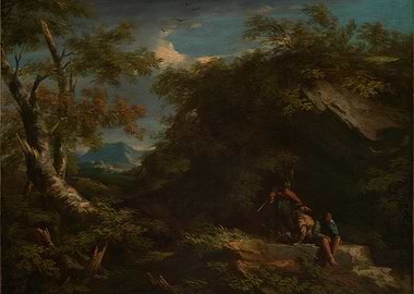 Figures in a Verdant Landscape