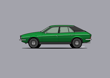 Austin Princess side profile illustration