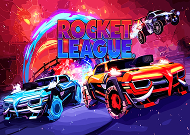 Rocket League Cars and Logo