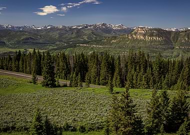 Beartooth Highway Mountain Landscape