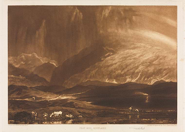 Peat Bog Landscape in Scotland