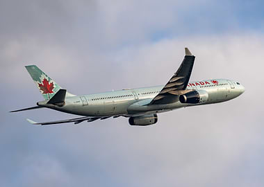 Air Canada Airbus A330 in Flight
