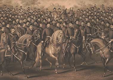 Union Generals on Horseback