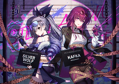 Honkai Star Rail Kafka And Silver Wolf