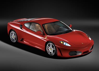 Red Ferrari F430 Coupe