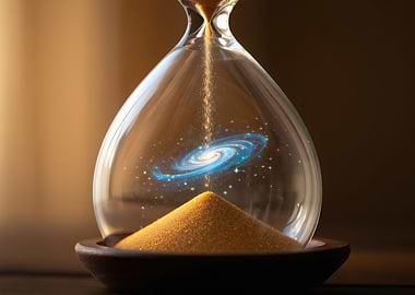 Galaxy in an Hourglass