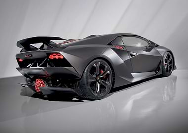 Lamborghini Sesto Elemento Rear View