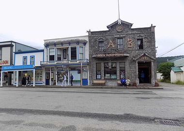Historic Buildings on a Street