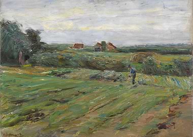 Farmer Working in a Field