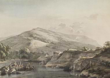 Pastoral Landscape with Horse-Drawn Cart