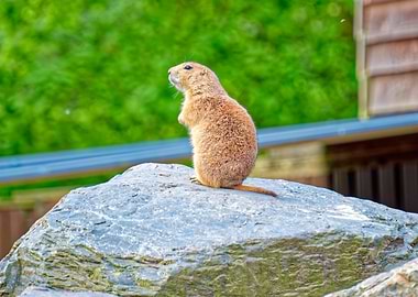 Prairie Dog on a Rock
