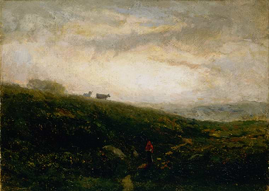 Pastoral Landscape with Figures and Cattle