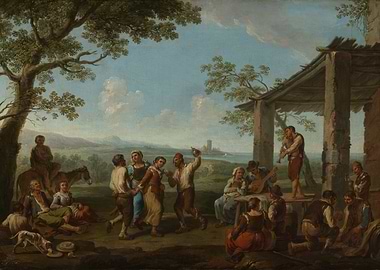 Pastoral Scene with Dancing and Music