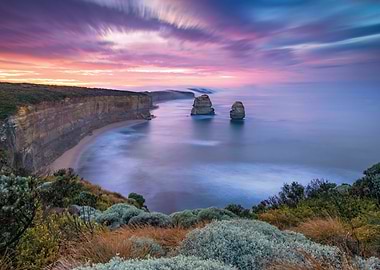 Dramatic Sunset at the Twelve Apostles