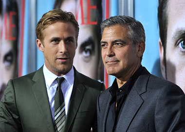 Ryan Gosling and George Clooney
