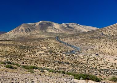 Desert Road Through Mountains, Fuerteventura