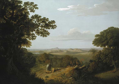 Pastoral Landscape with Figures