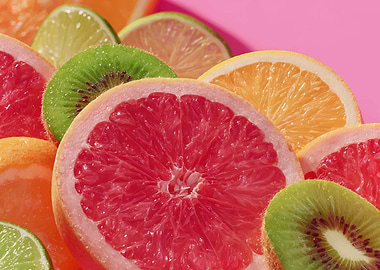 Assorted Citrus Slices and Kiwi