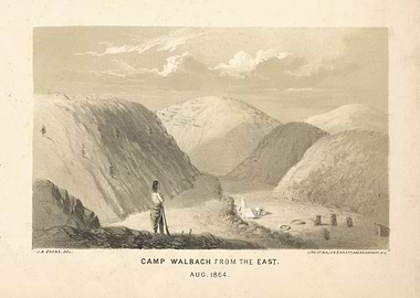 Camp Walbach from the East, August 1864