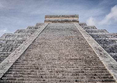 Chichen Itza Pyramid Stairs