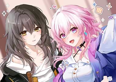 Honkai Star Rail Firefly and March 7th