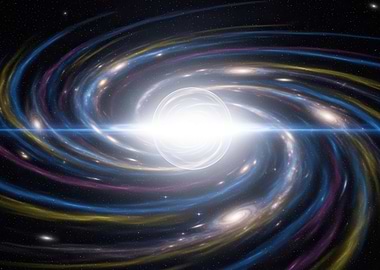 Cosmic Swirl with Bright Core