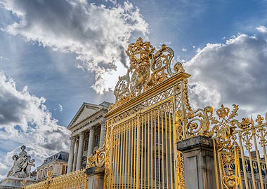 Golden Gates of Versailles Palace
