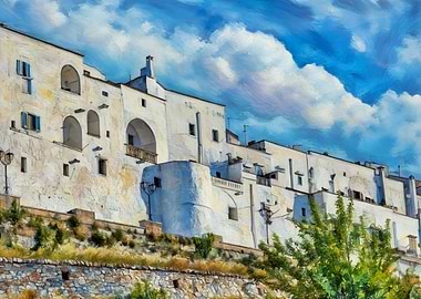 White Buildings on a Hillside