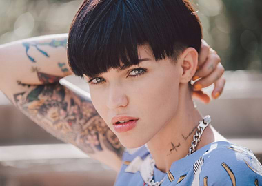 Ruby Rose with Tattoos