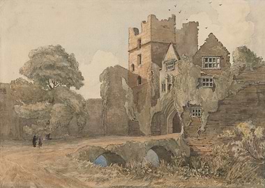 Ruined Castle and Bridge