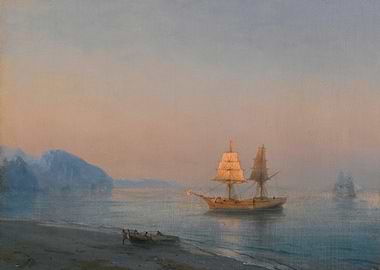 Sailing Ships at Dawn