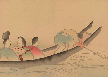 People in a boat on water