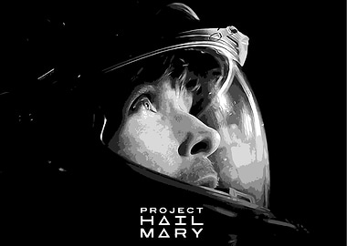 Project Hail Mary Astronaut Movie Poster