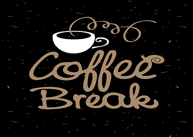 Coffee Break Text Art